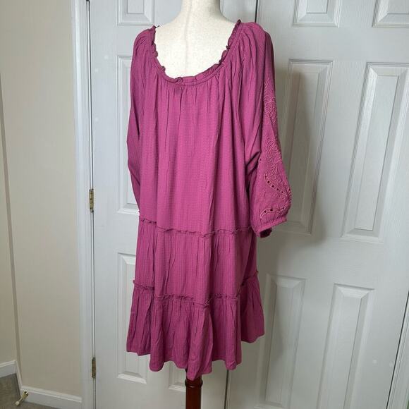 Aveology Tunic / Dress Size 22/24 Hibiscus - Picture 6 of 9